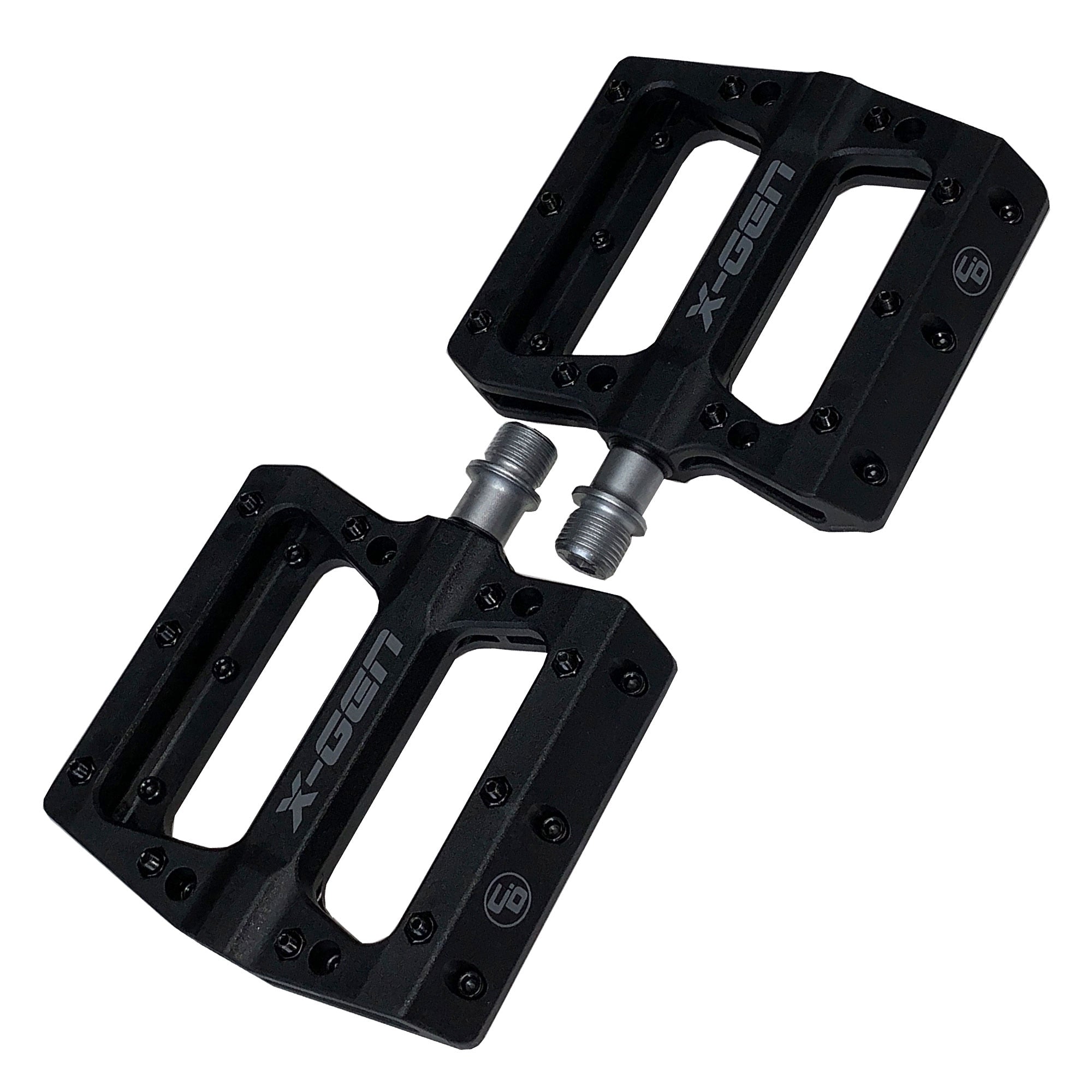 Pedal Platform 9/16" Thermopl. Black Curb Dog X-Gen W/Pins