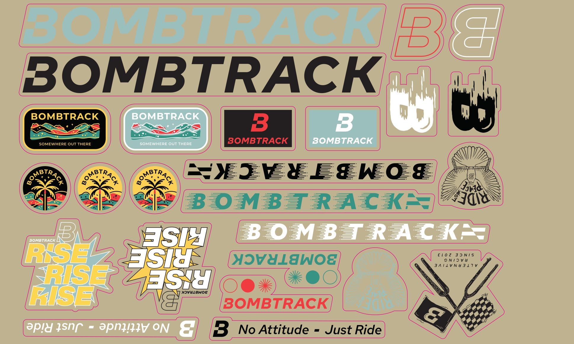 SK0044 Bombtrack  Sticker Set
