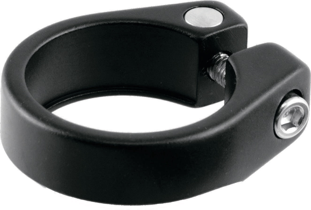 SEATPOST CLAMP ACTION ALLOY W/ALLEN 28.6MM BLACK