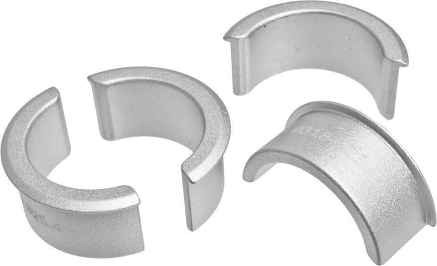 HBAR SHIM ACTION 31.8 TO 25.4MM SILVER 4PC