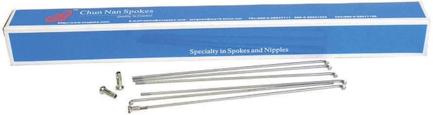 SPOKES ACTION 14G STAINLESS STEEL 269MM 75PC SILVR