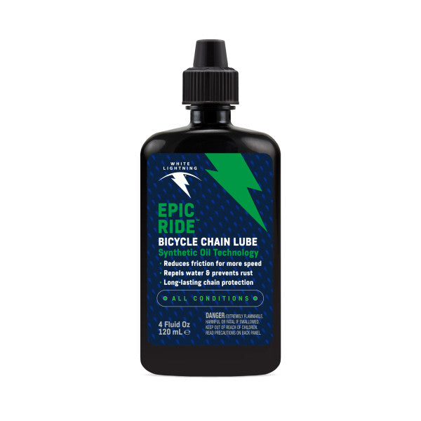 White Lightning Epic Ride All-Conditions Chain Lube - 4 oz - 4 oz