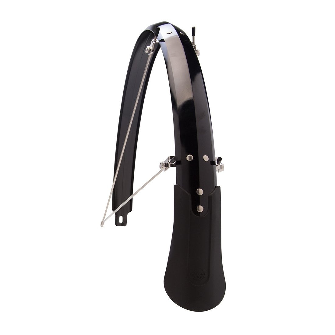 Planet Bike Cascadia ALX recumbent 700c x 43mm rear fender, black - rear three-quarter view
