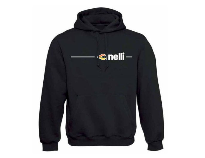CINELLI SUPERCORSA BLACK HOODIE SWEATSHIRT MEDIUM